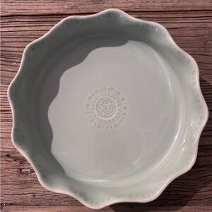 Anthropologie Old Havana Ceramic Pie Dish